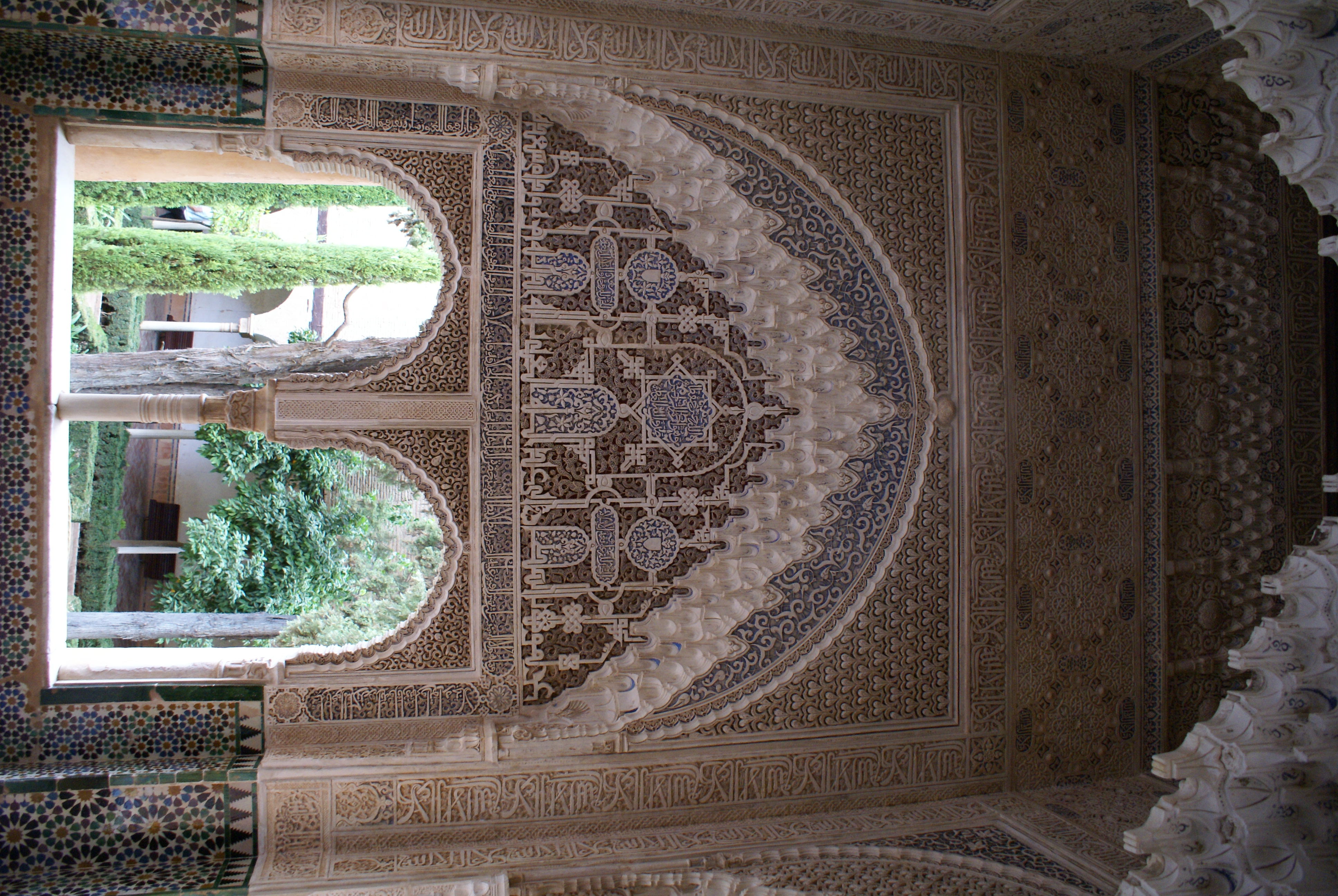 Alhambra vnitřní prostory paláce1 - Alhambra inside of palace1 